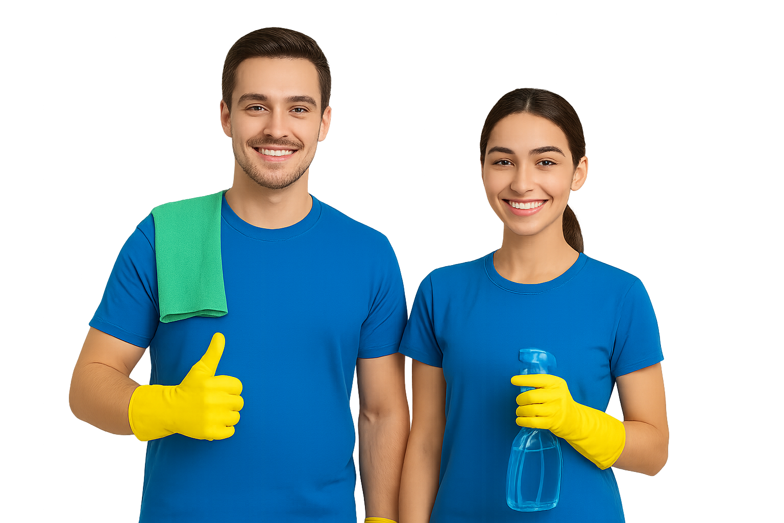 Reinigungsteam bei der Arbeit in Wien